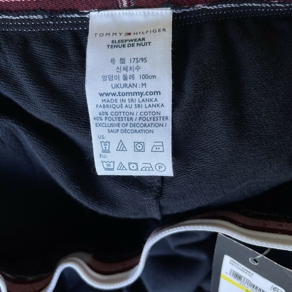 Tommy Hilfiger Taped Logo Waist Band Dark Navy Joggers Pockets Mens M, XL New - Picture 9 of 9